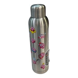 Kirby Stainless Steel Warner Bootle / with Pink Cartoon Characters NEW